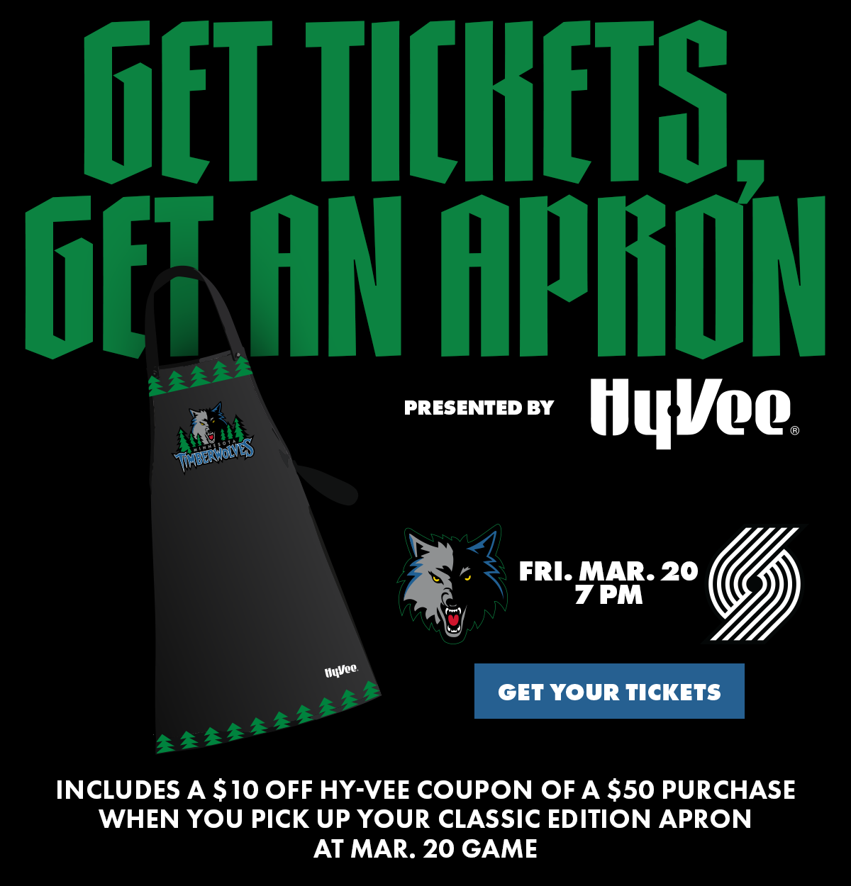 Get Tickets, Get An Apron